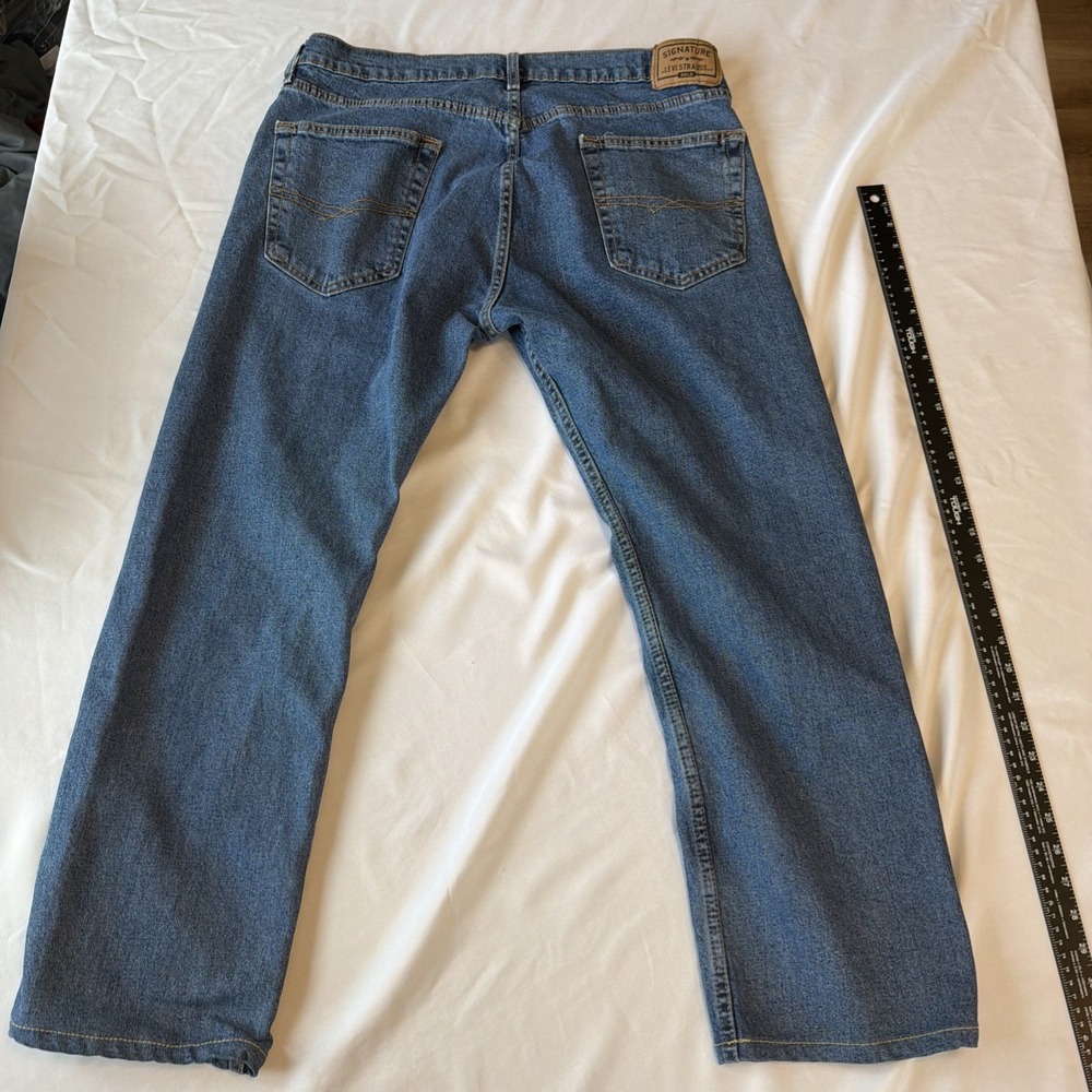 Pre-owned Levi's Strauss Signature Regular Fit Straight Jeans Men's 36x30 Denim - Picture 8 of 8
